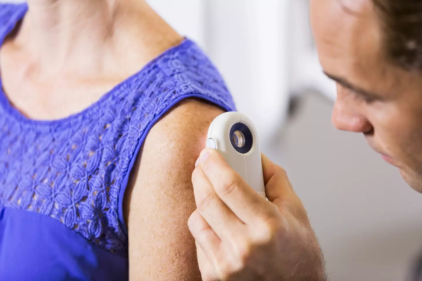 The doctor had a common skin cancer symptom (Getty Stock Photo)