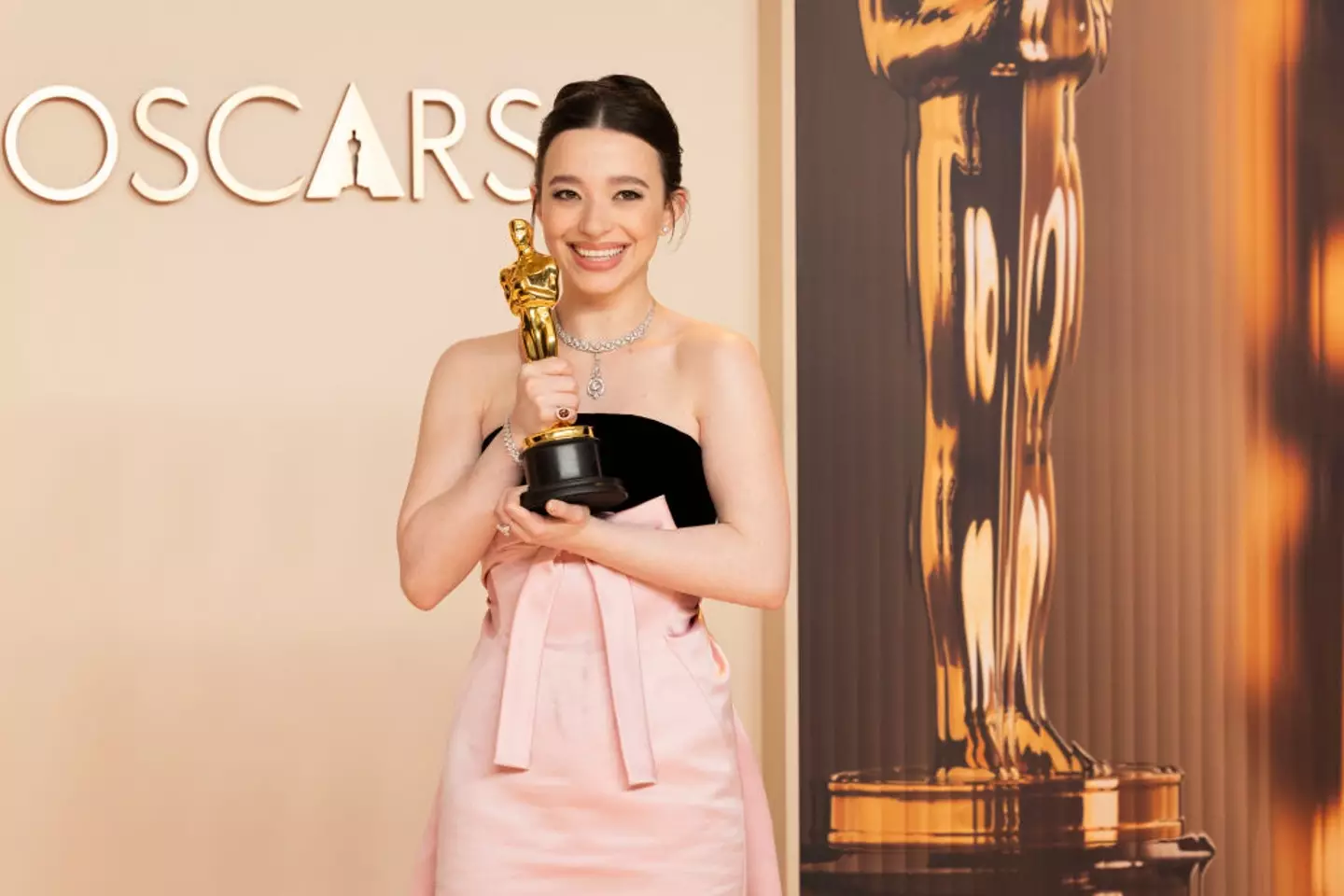 Mikey Madison, aged 25, became the youngest best actress Oscar-winner since Jennifer Lawrence - who was just 22 (Scott Kirkland/Disney via Getty Images)