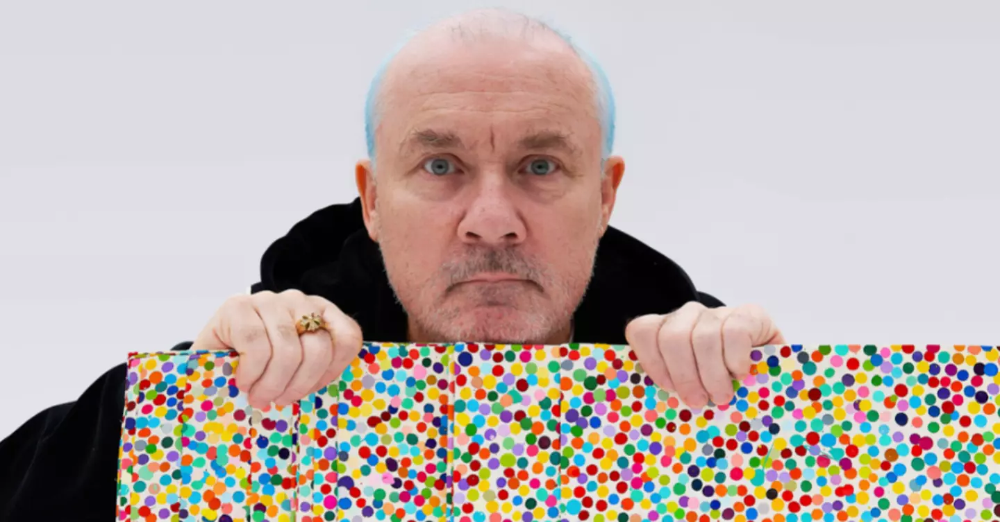 Damien Hirst is burning thousands of original artworks.