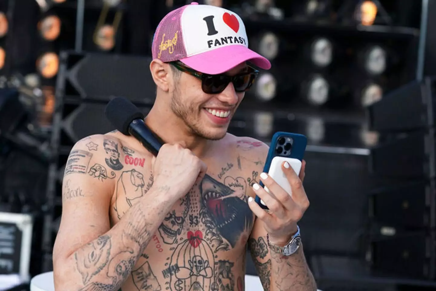 Pete Davidson has always been well known for his impressive tattoo collection (Jeff Daly/NBC/NBCU Photo Bank via Getty Images)