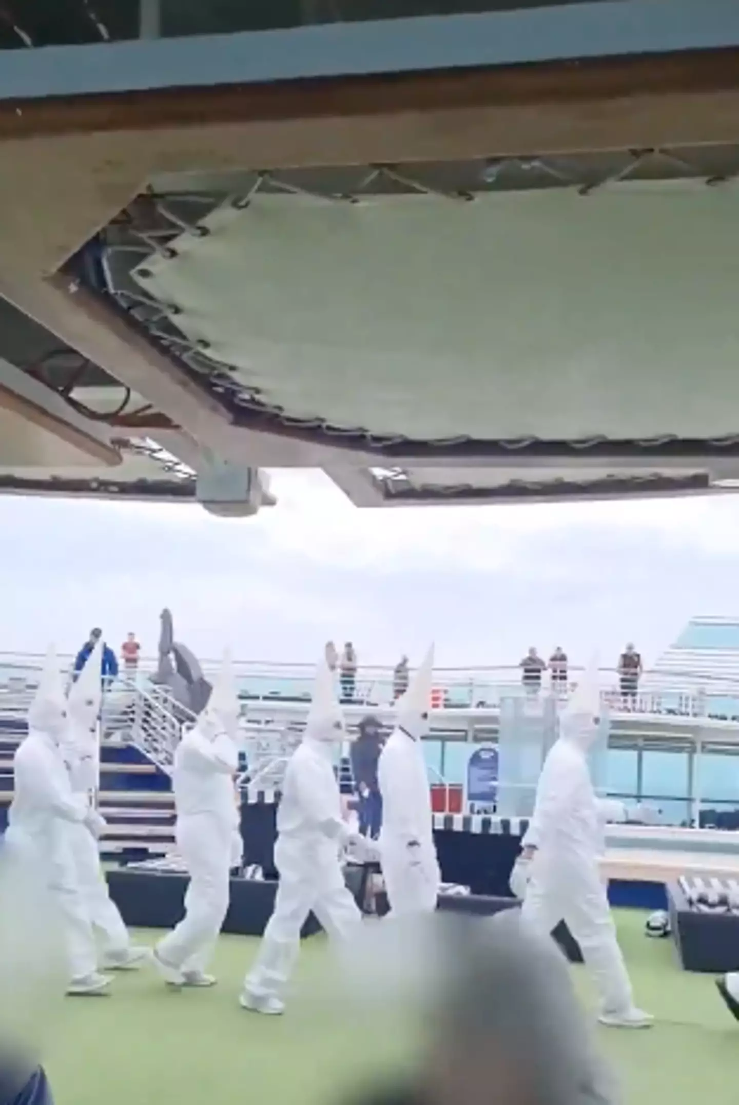 The incident took place aboard the Pacific Explorer in December (@CollinRugg/Twitter)