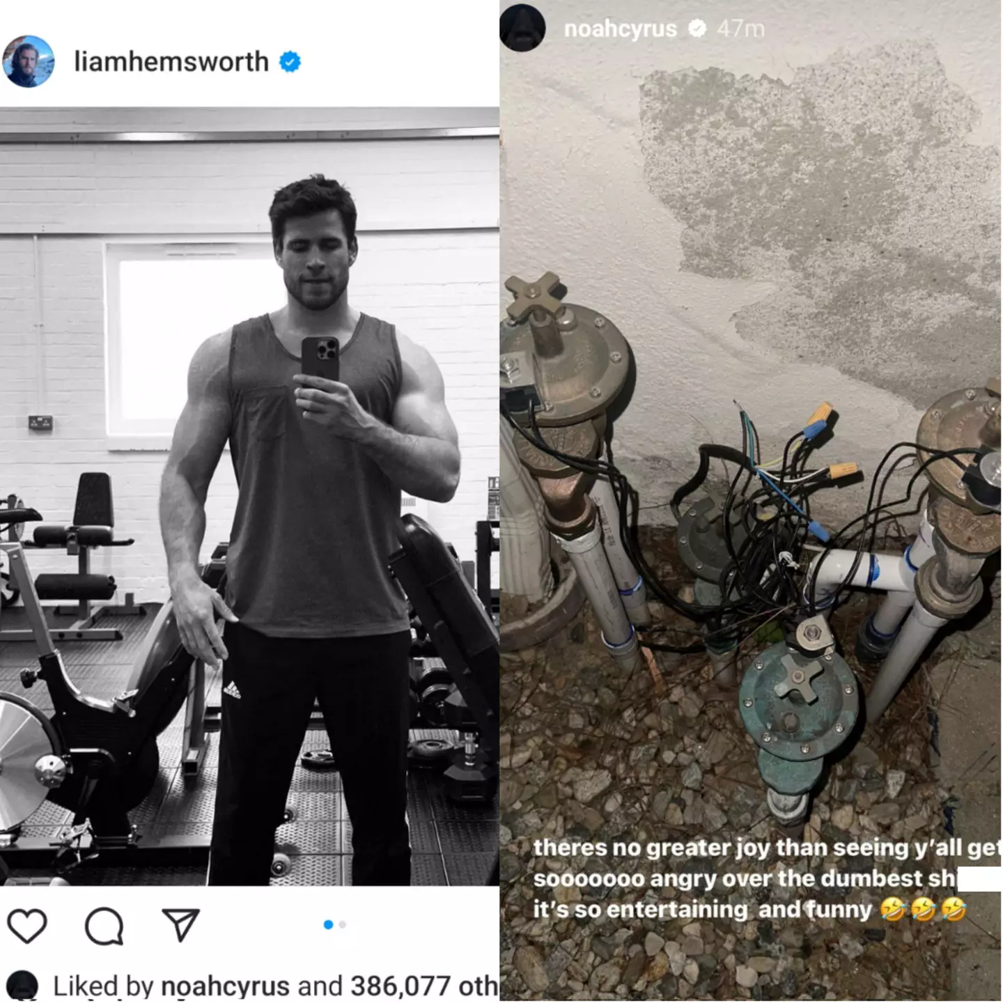 Noah Cyrus appeared to respond to the criticism in her post.