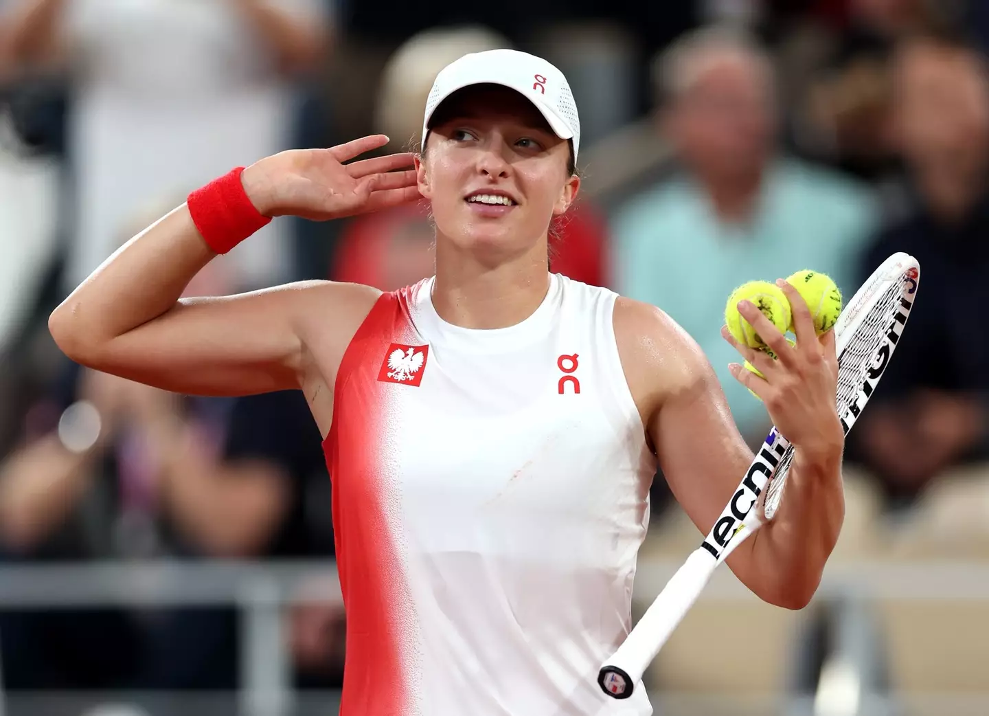 Iga Swiatek has been criticised for her behavior (Matthew Stockman/Getty Images)