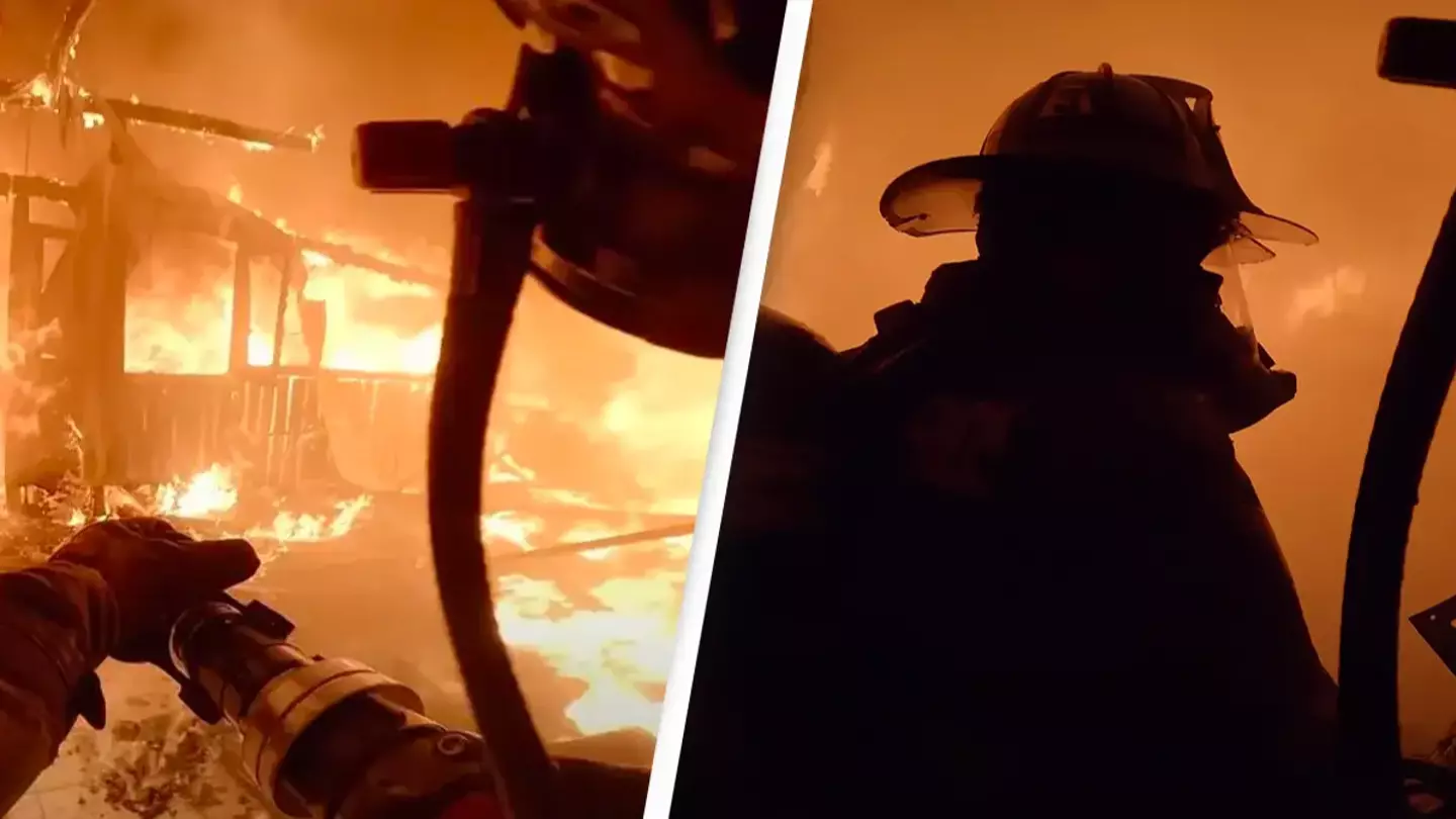 People horrified after GoPro footage shows what it's really like for firefighters inside a burning building