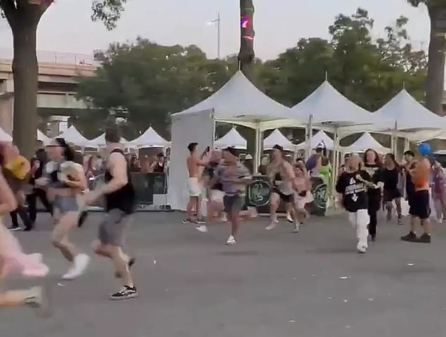 Electric Zoo festival-goers decided to jump the gates as ticket holders were reportedly turned away due to ‘unforeseen circumstances'.