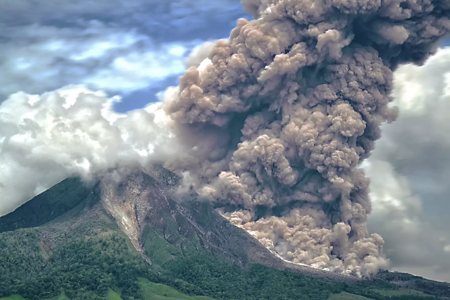 Volcanic eruptions are deemed as one of the worst ways to die (Kriswanto Ginting/Getty stock photo)