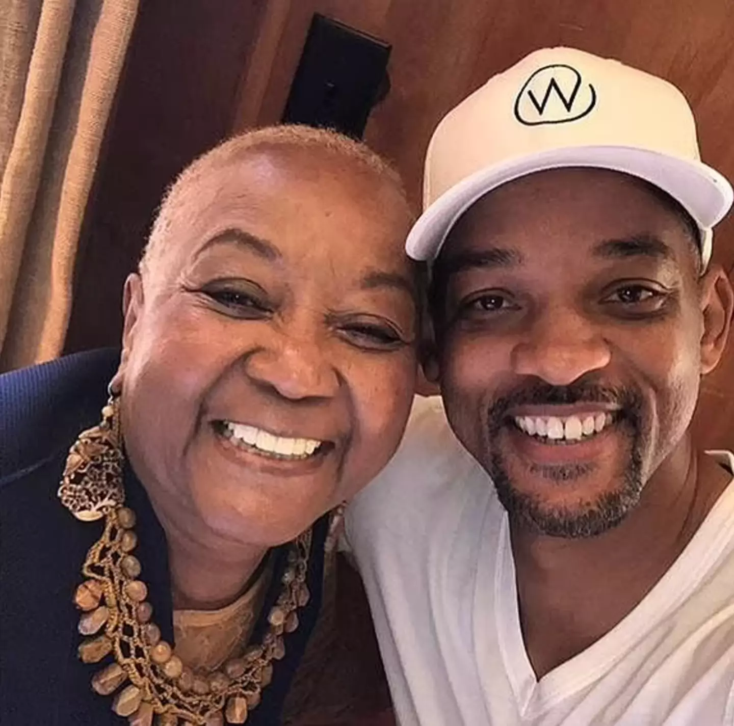 Will Smith and his mother Carolyn.