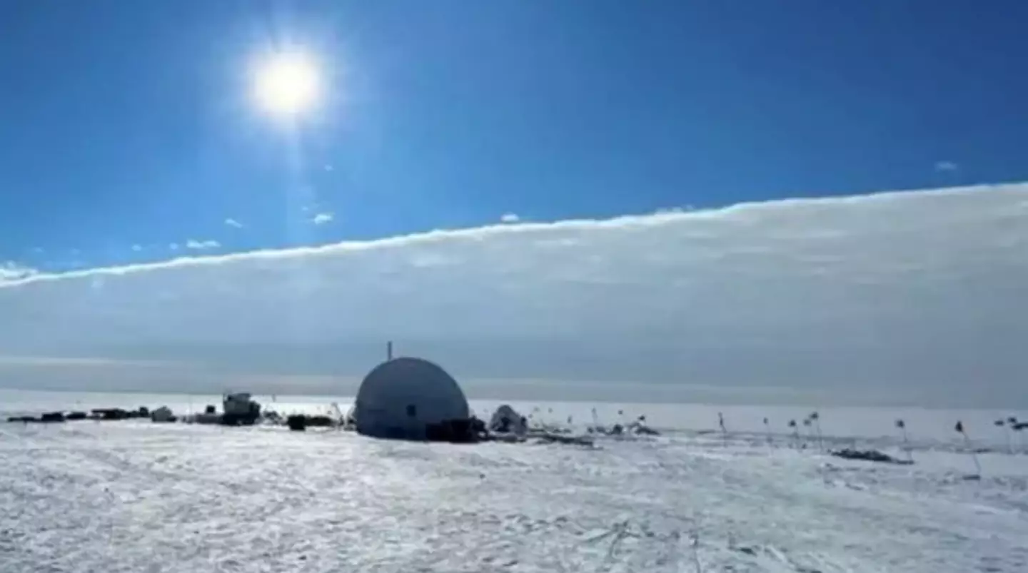 The ‘vast, cathedral-like cavern’ contains swarming shrimp creatures.