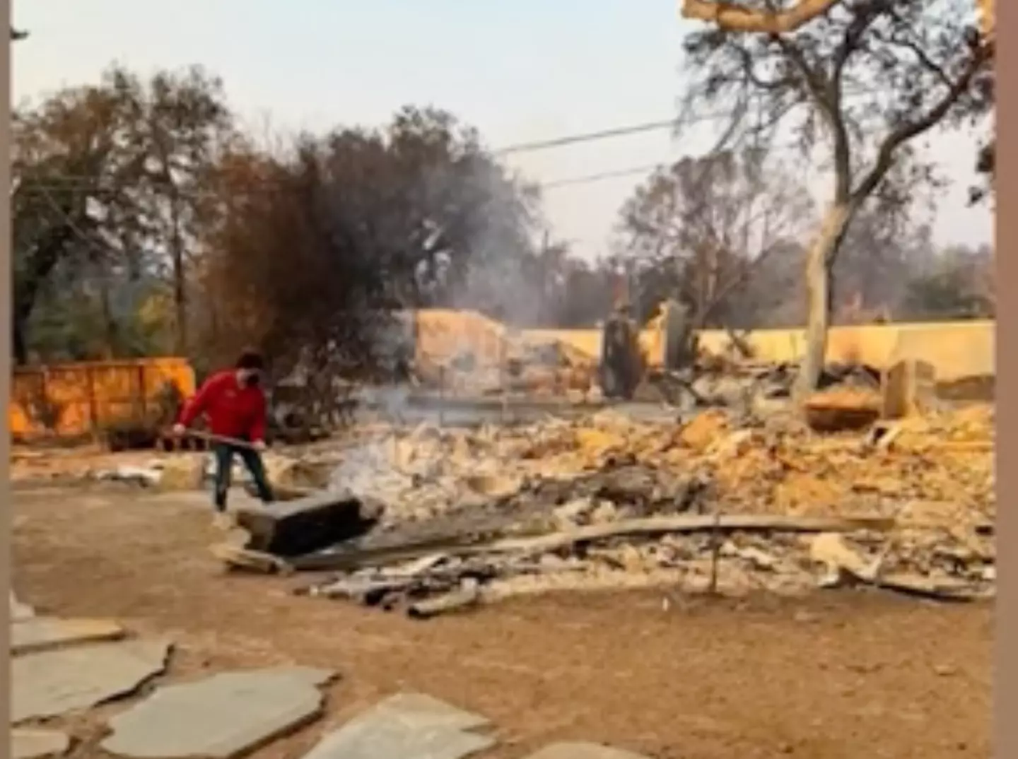 The pair's home was lost to the Eaton Fire (CNN/ Instagram/ Mandy Moore)