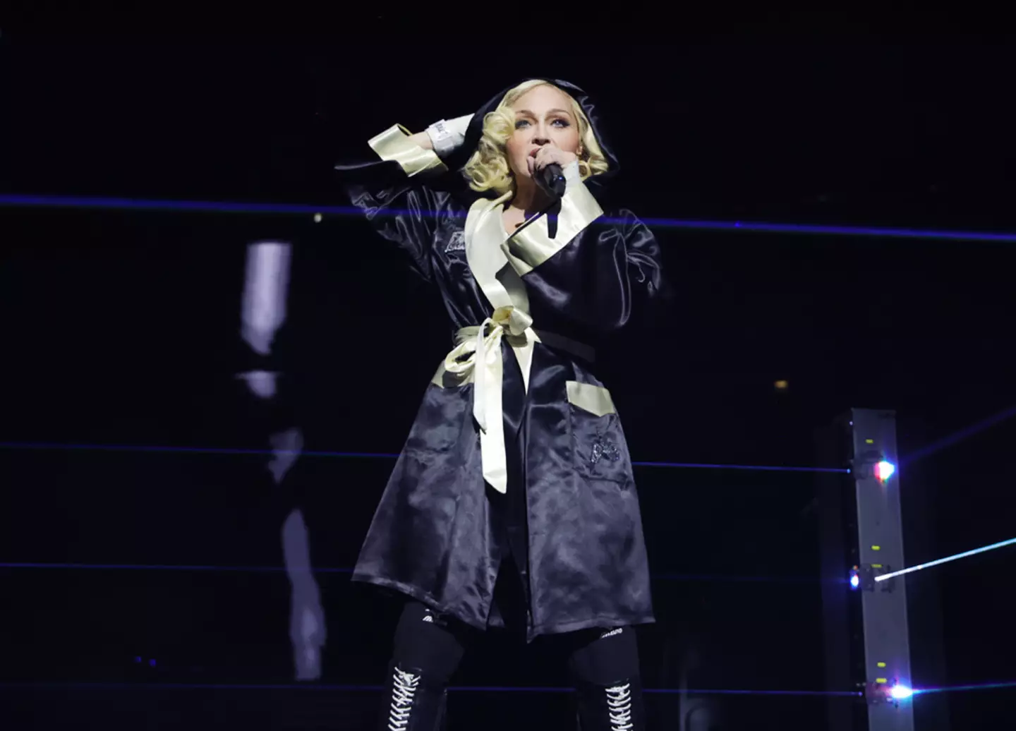 Madonna was rushed to hospital last year.