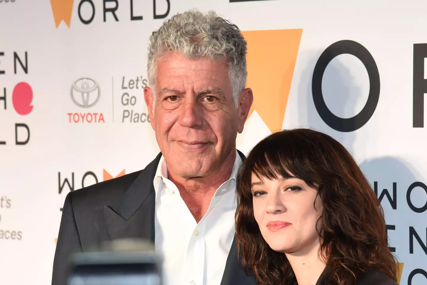 Anthony Bourdain and Asia Argento in 2018.