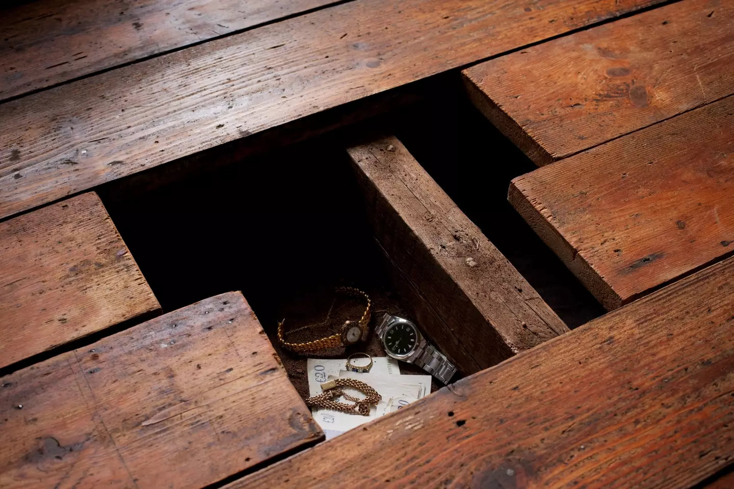 Who knows what could be under the floorboards?
