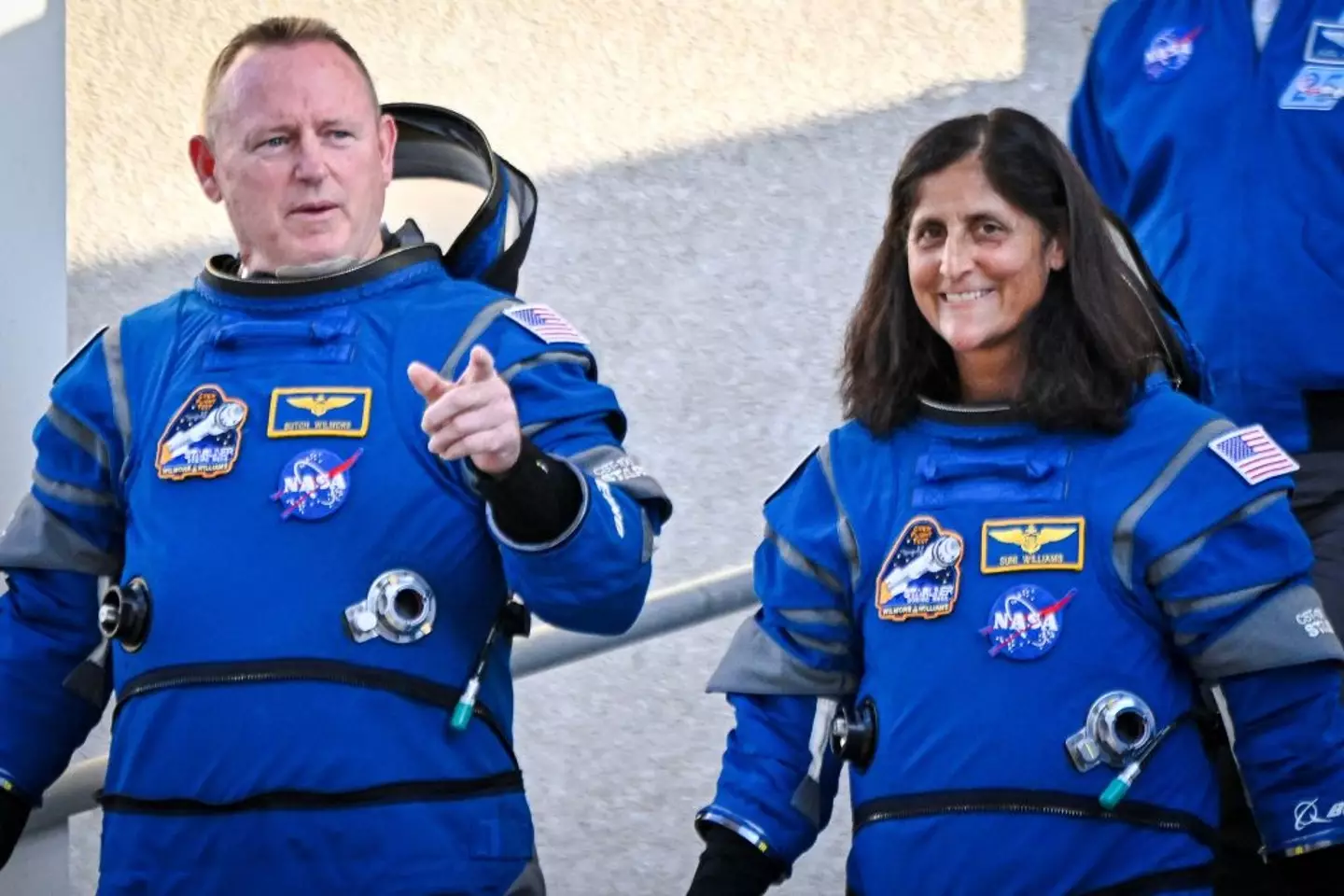 Butch Wilmore and Suni Williams are expected to return to Earth in March (MIGUEL J. RODRIGUEZ CARRILLO/AFP via Getty Images)