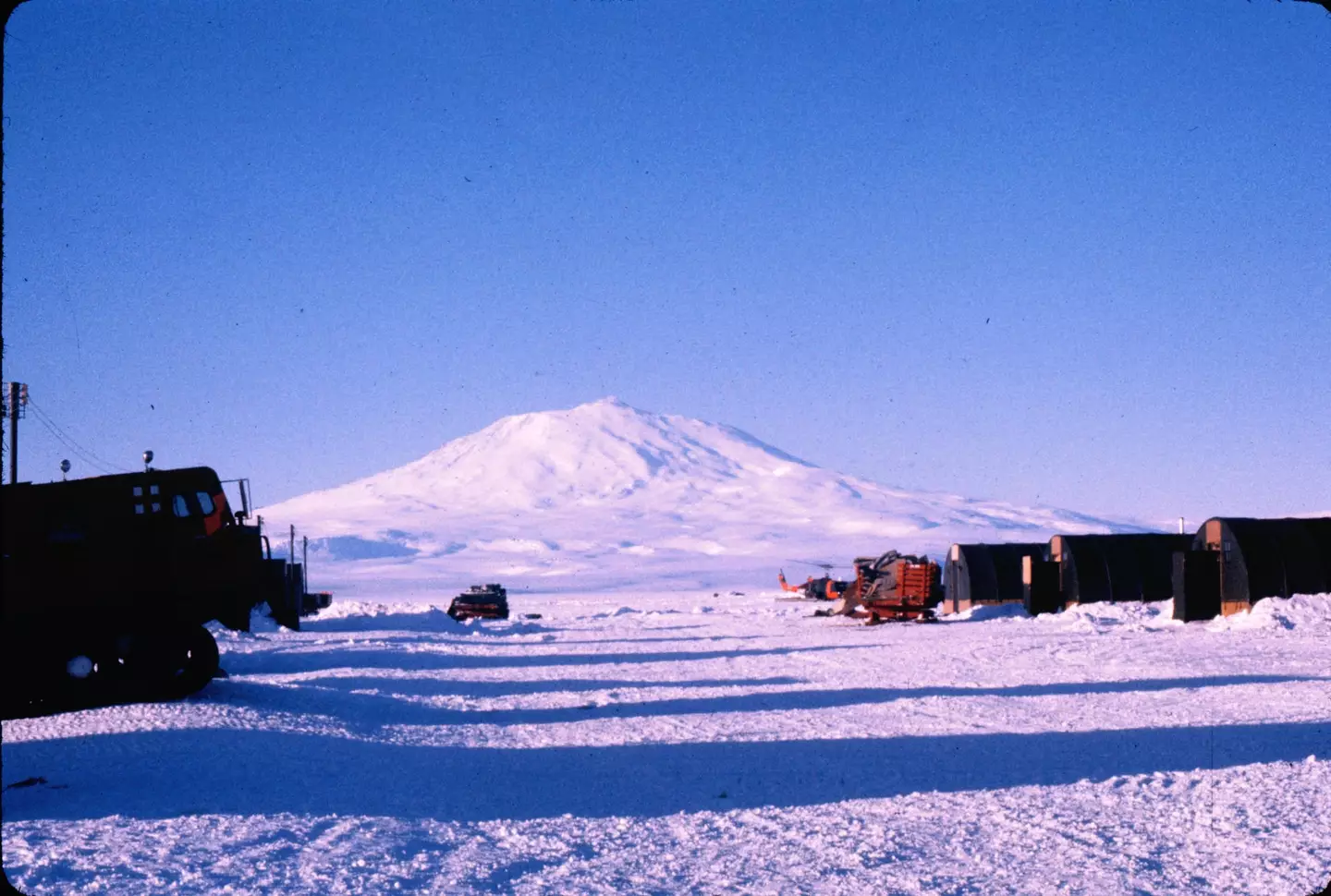 The scientist was working at the McMurdo Station.