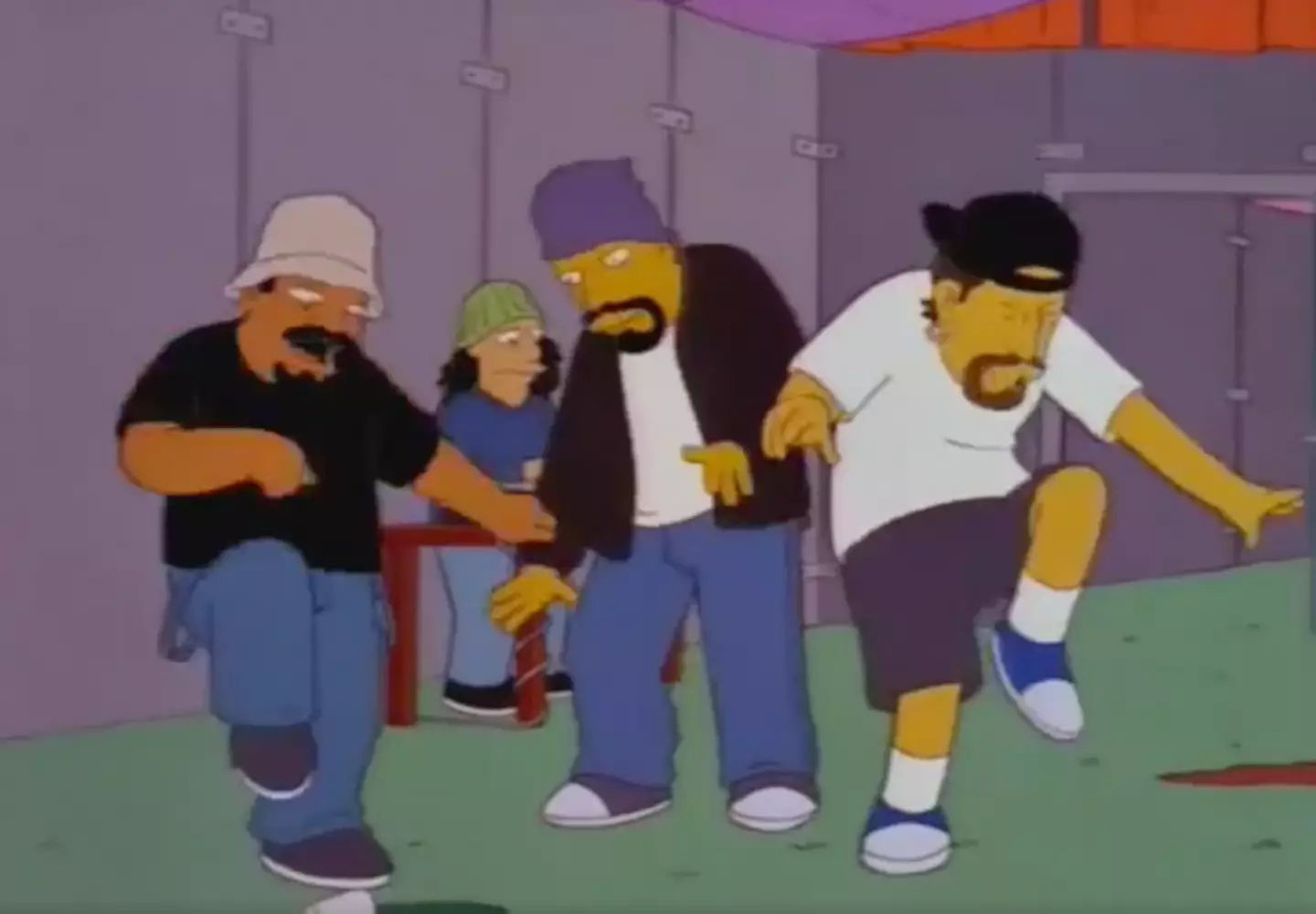 Cypress Hill as cartoons.
