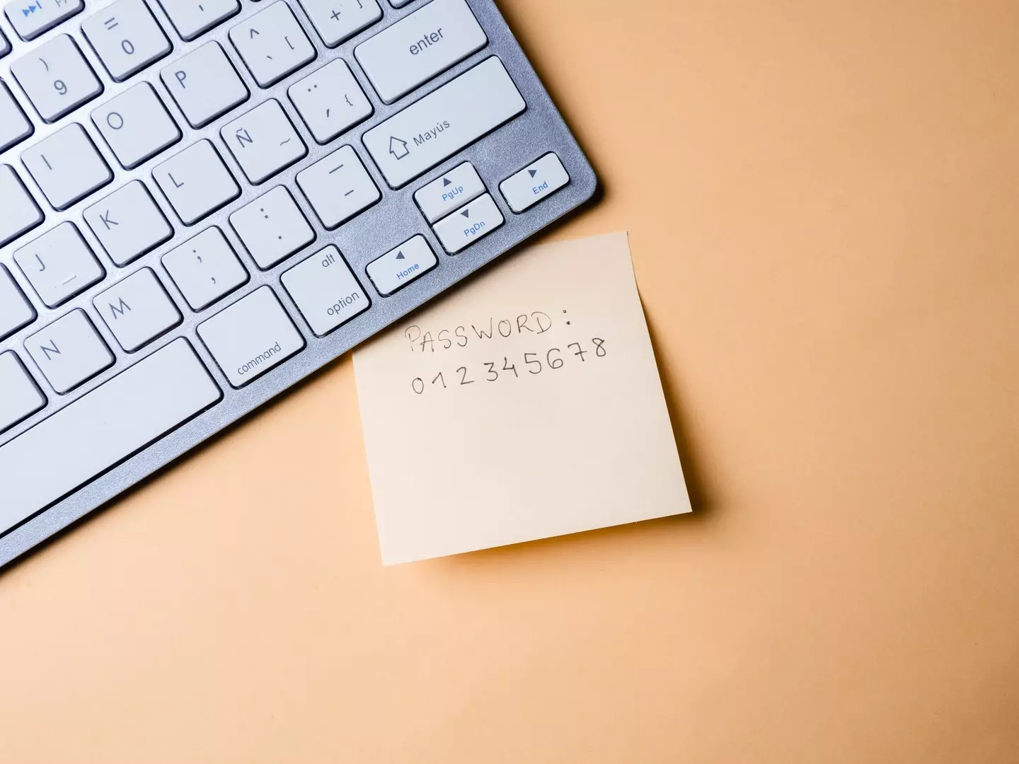 Writing down passwords or storing them in your phone is a bad idea (Getty Images)