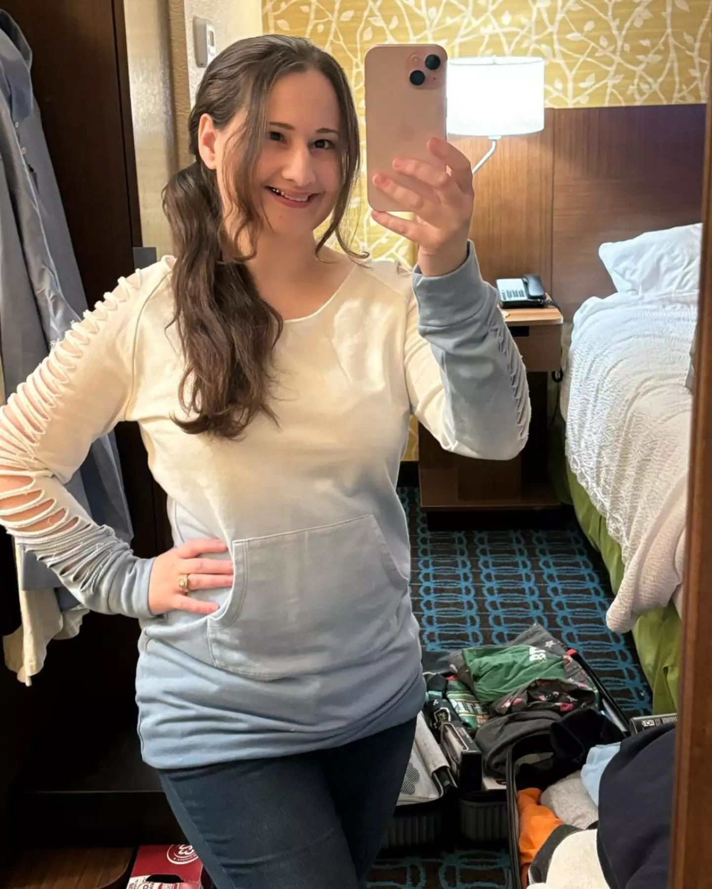 The now 32-year-old has been released from prison, and shared her 'first selfie of freedom' on Instagram.