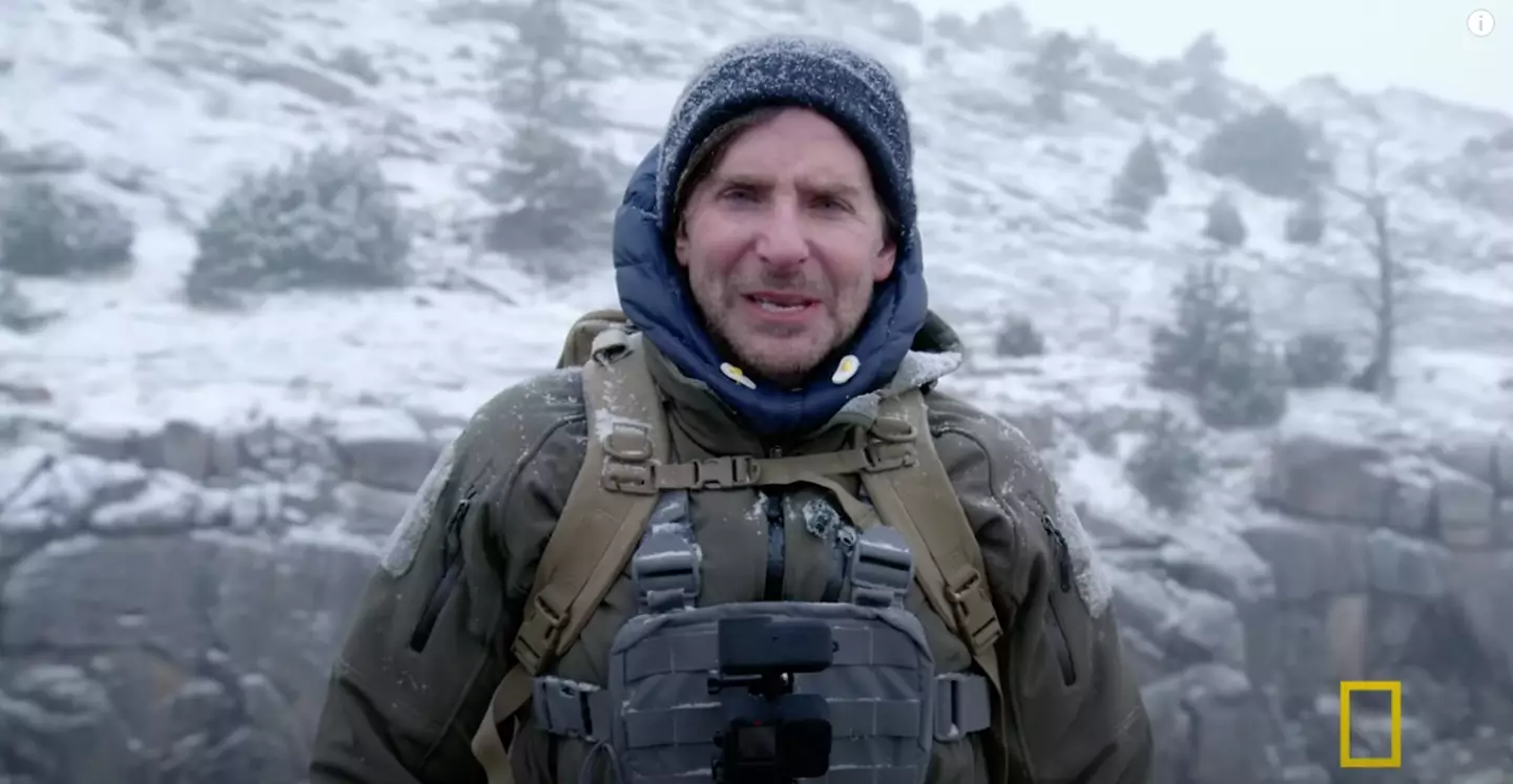 Bradley Cooper put himself through the ringer on Running Wild with Bear Grylls.