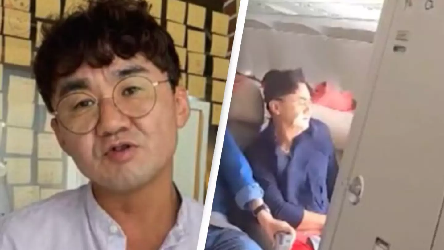 Man next to passenger who opened plane door mid-flight 'thought he was going to die'