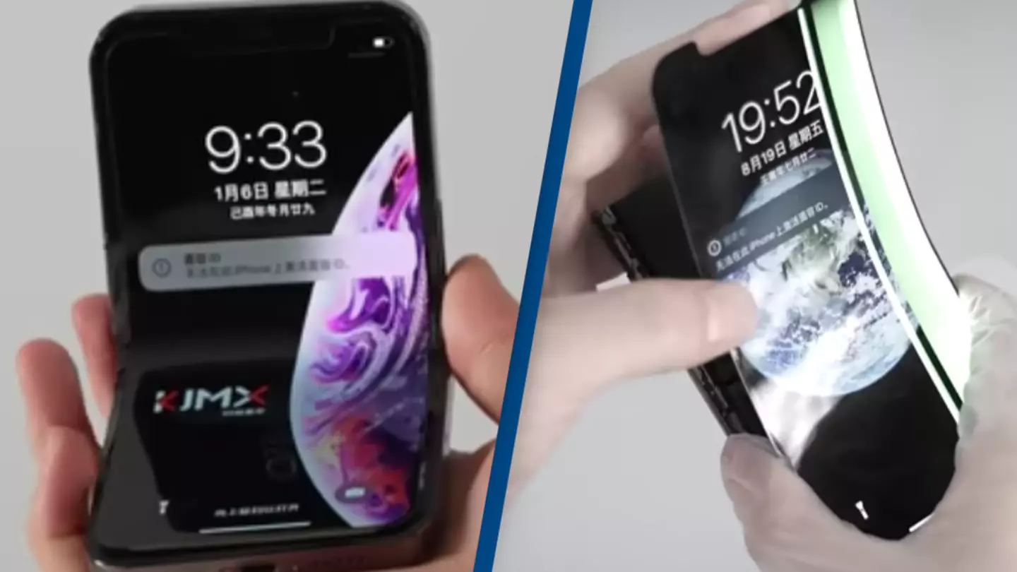 World's first foldable iPhone has been created by Chinese engineers