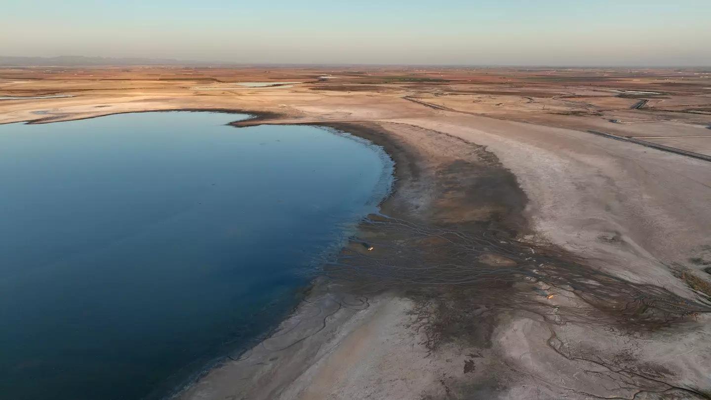 Some 18 million tons of lithium are thought to be in Salton Sea
(Allen J. Schaben / Los Angeles Times via Getty Images)