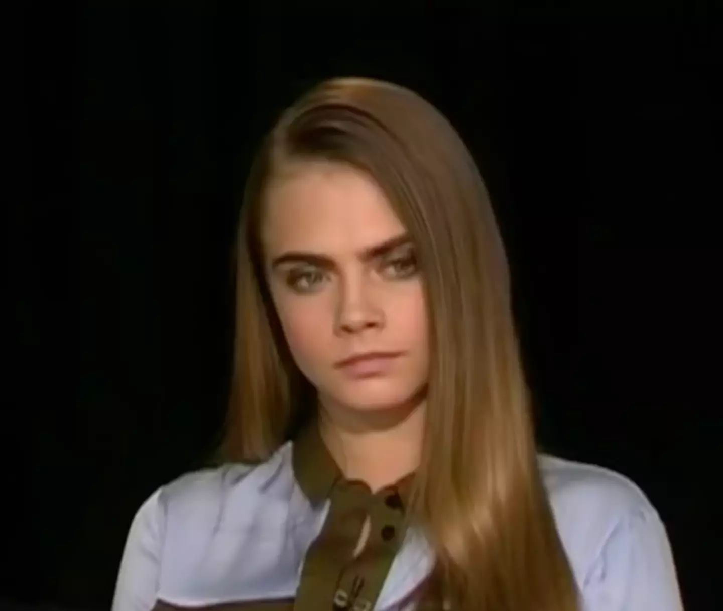 Things got off to a rocky start when the interviewer got Cara's name wrong.