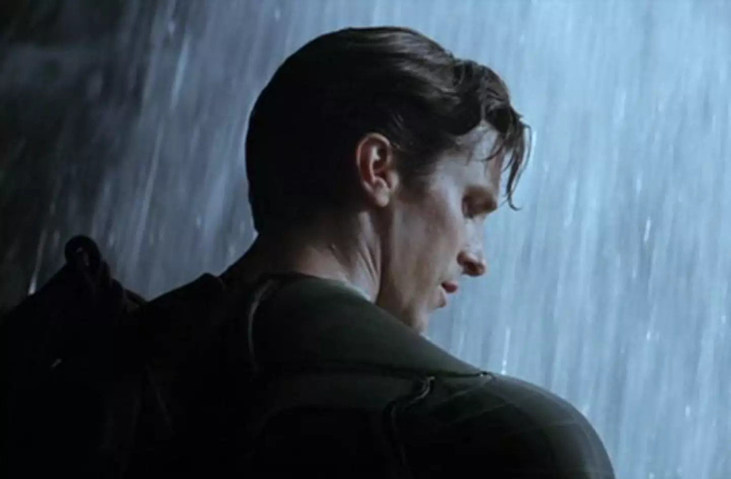 Christian Bale in Batman Begins (2005) (Warner Bros Pictures) 