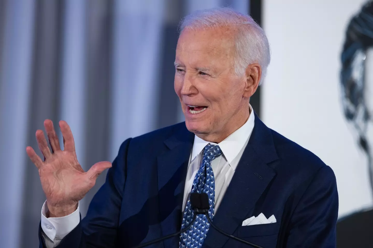 Joe Biden has hit out at the Trump administration (Scott Eisen/Getty Images)
