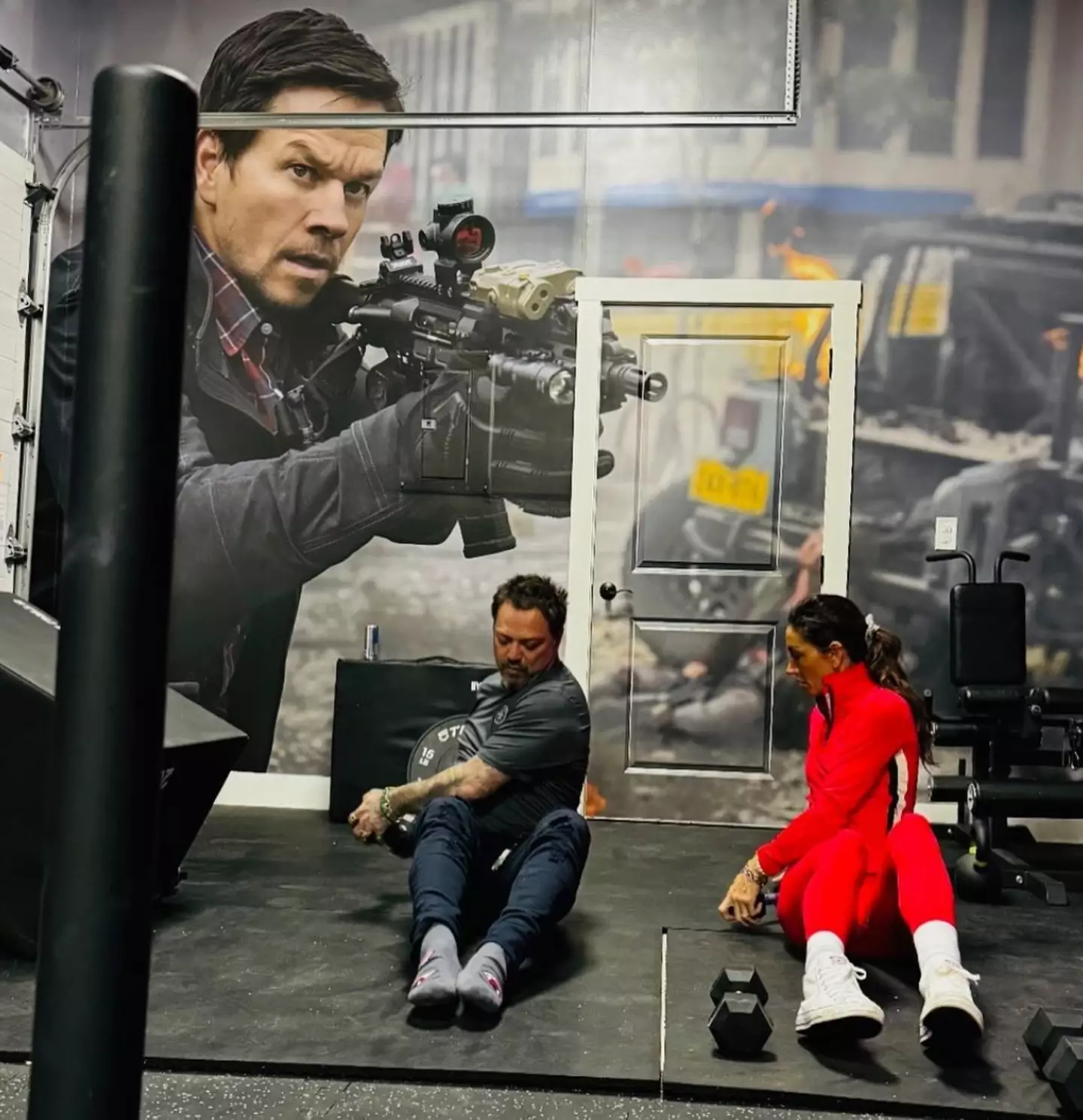 Bam Margera showed off his gym on Instagram.