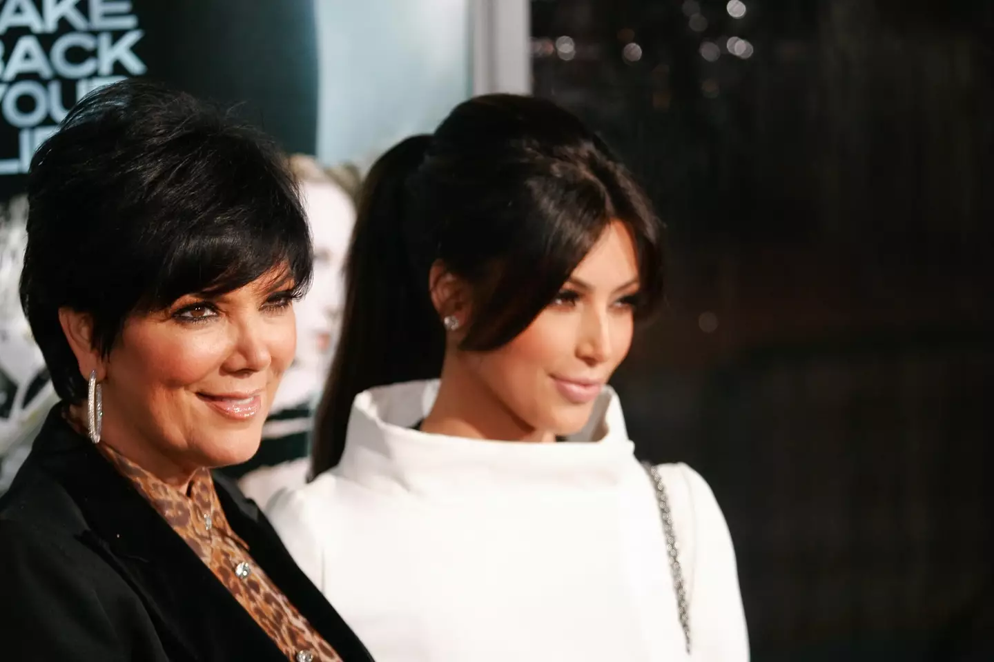 Kris Jenner and daughter Kim Kardashian.