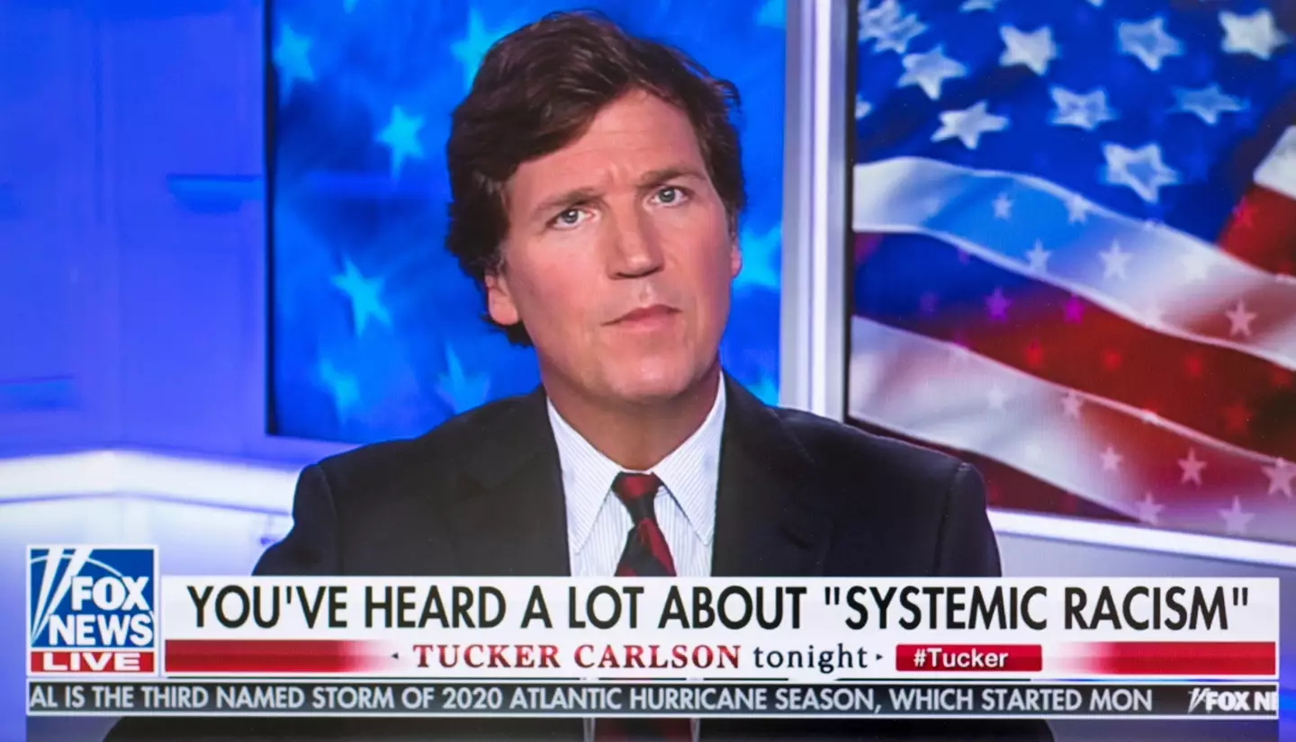 Tucker Carlson on Fox News (Alamy)