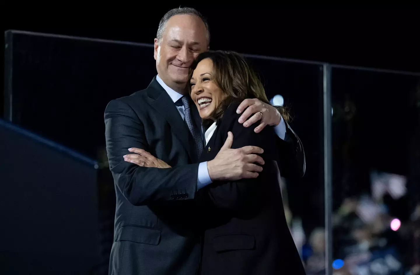 Doug Emhoff and Kamala Harris have been married for 10 years (SAUL LOEB/AFP via Getty Images)