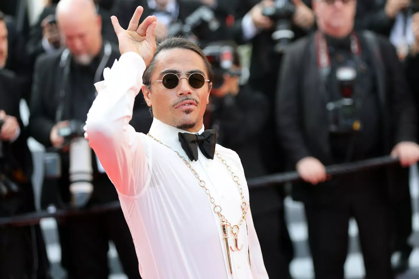 Salt Bae first went viral in 2017 (Laurent KOFFEL/Gamma-Rapho via Getty Images)