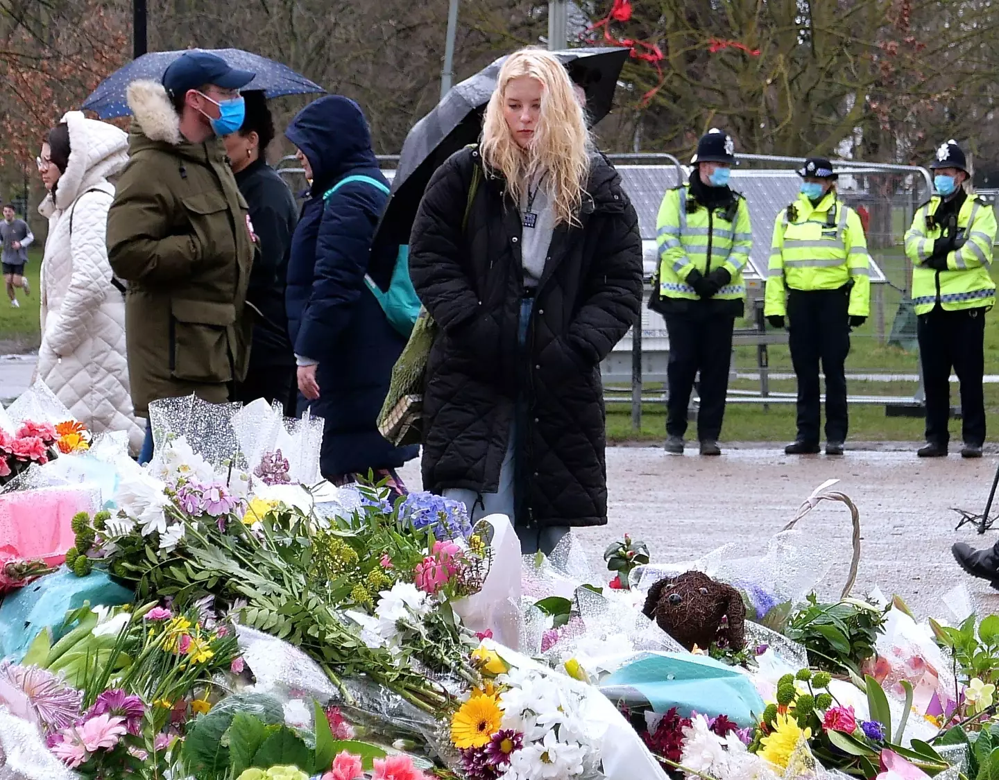 Police at Clapham Common vigil (Alamy)