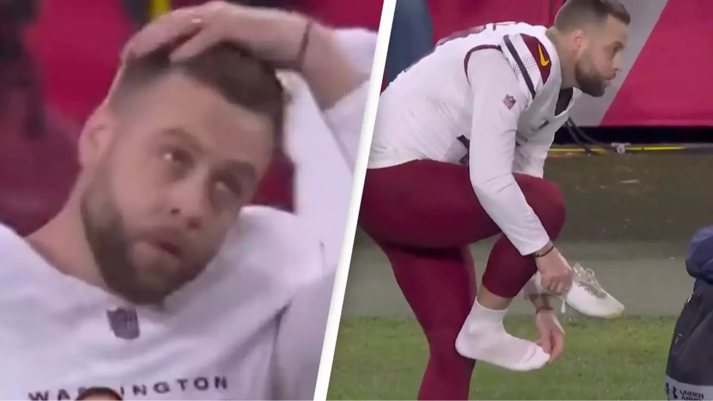 NFL kicker reveals his OCD as shocked fans notice his routine before he hit game-winning field goal