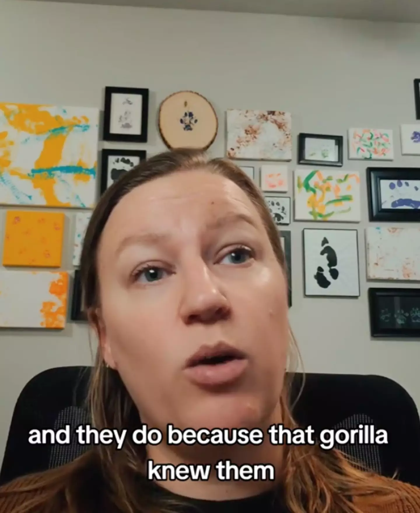 Melanie has praised the zookeepers' responses to getting 'trapped' in the enclosure.