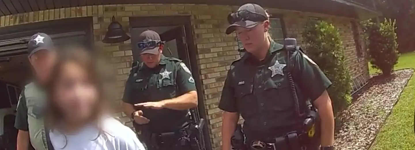 The girl was arrested for making a false report about her friend being kidnapped.