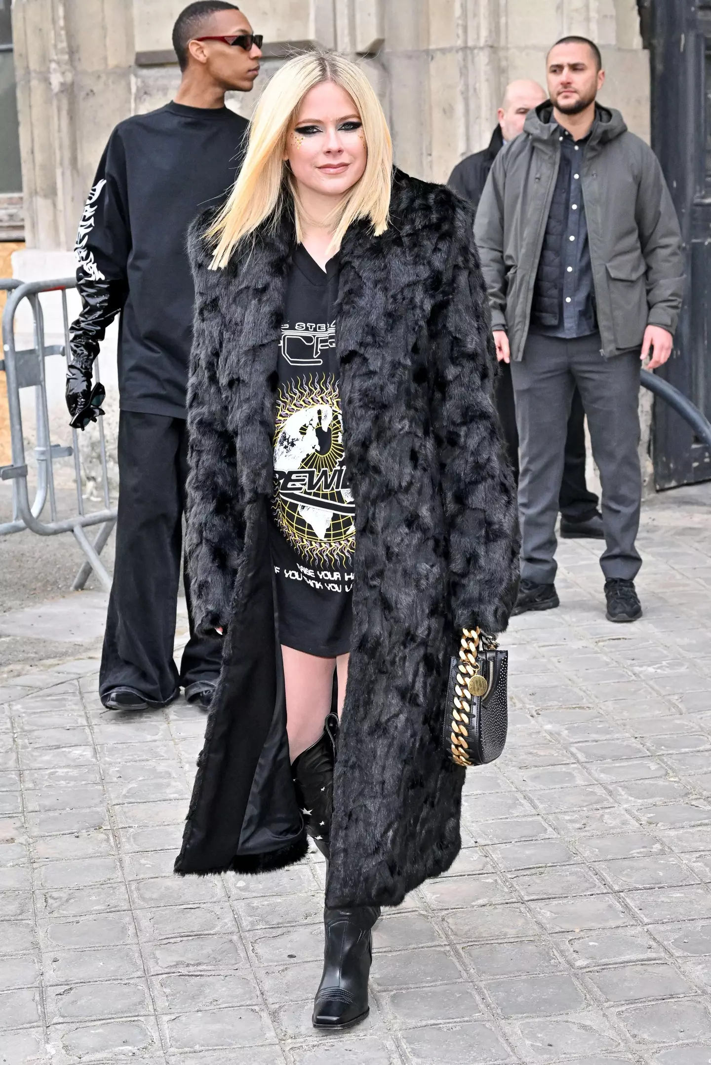 Lavigne is currently in Paris.