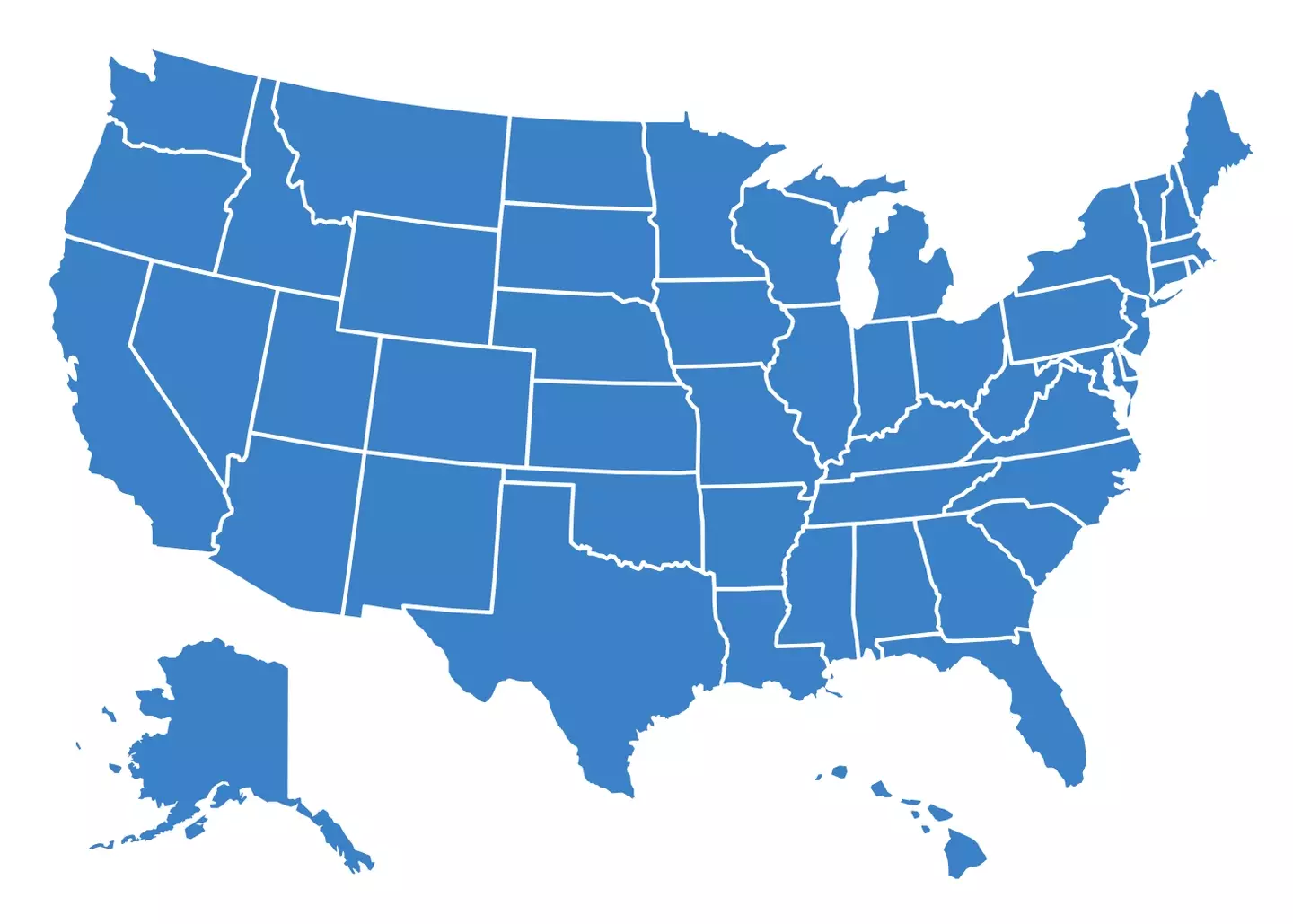 Which states have the highest populations?