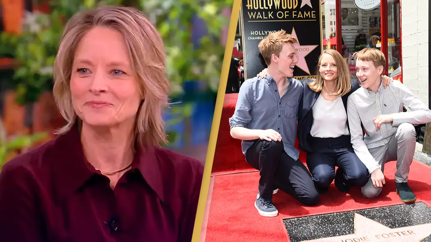 Jodie Foster reveals why she told her children she was a 'construction worker' when they were younger