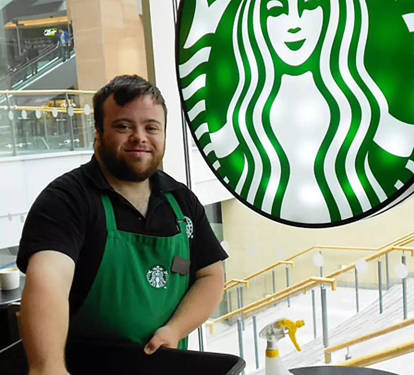 James Martin has returned to Starbucks.