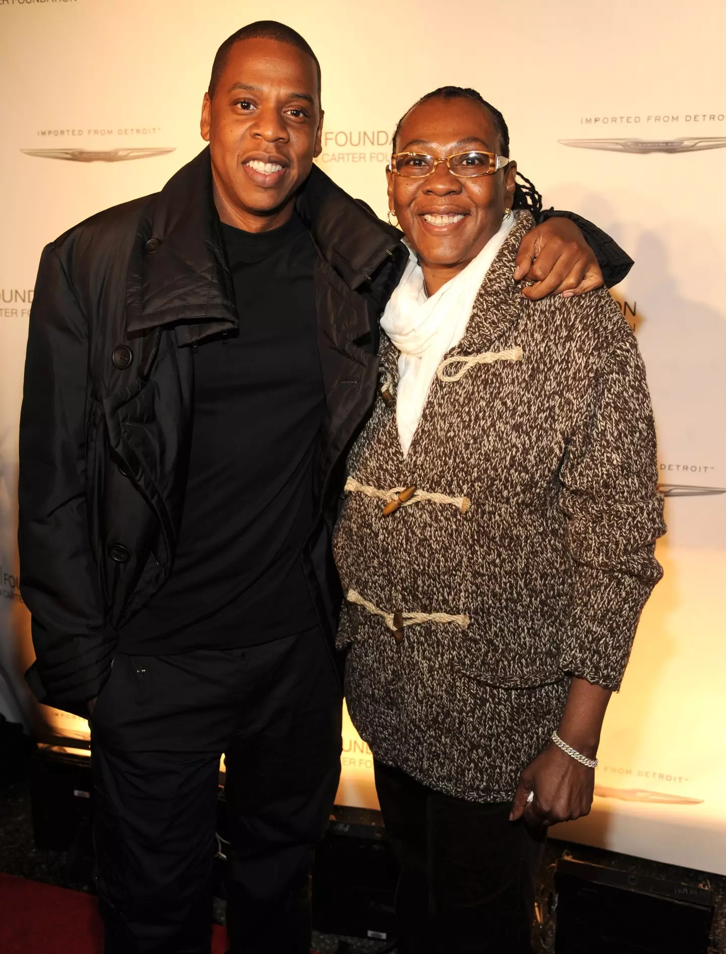 Jay-z's mum, Gloria, married her long-term partner over the weekend.