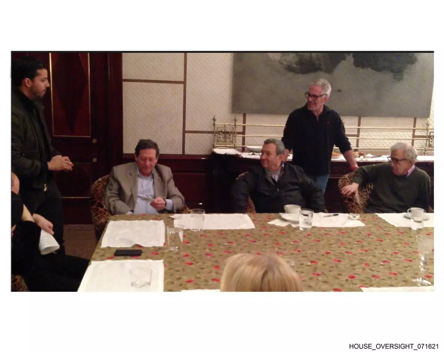 Illusionist and magician David Blaine on the left (House Oversight Committee)