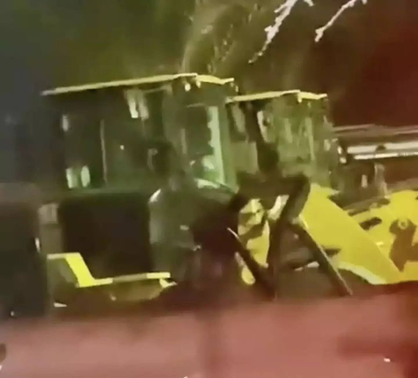 A Las Vegas resident reported 'creepy figures' in his backyard.