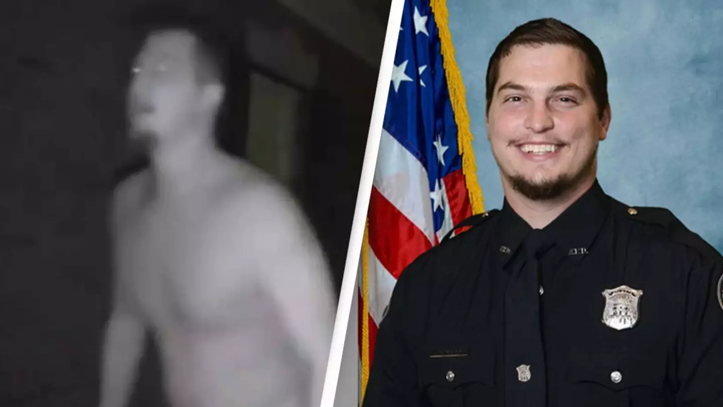 Final moments of police officer caught on doorbell camera before he was killed allegedly trying to break into house