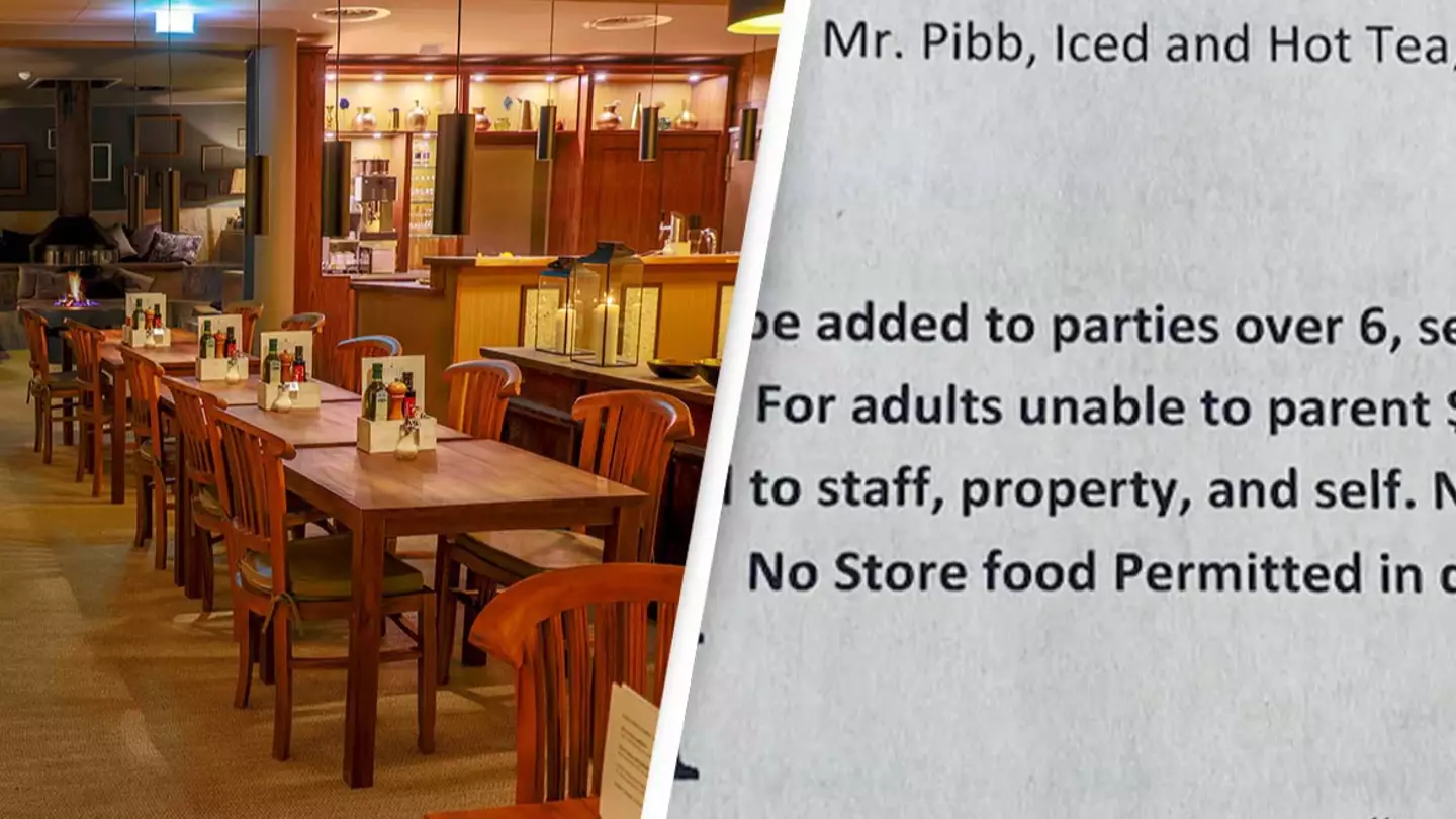 Restaurant sparks debate after charging extra to adults who are ‘unable to parent’
