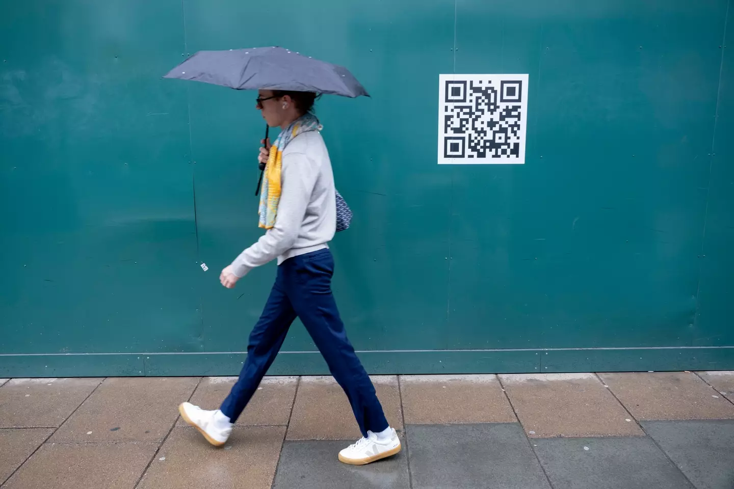 Do you always think fully before scanning a QR code on your phone? (Mike Kemp/In Pictures via Getty Images)