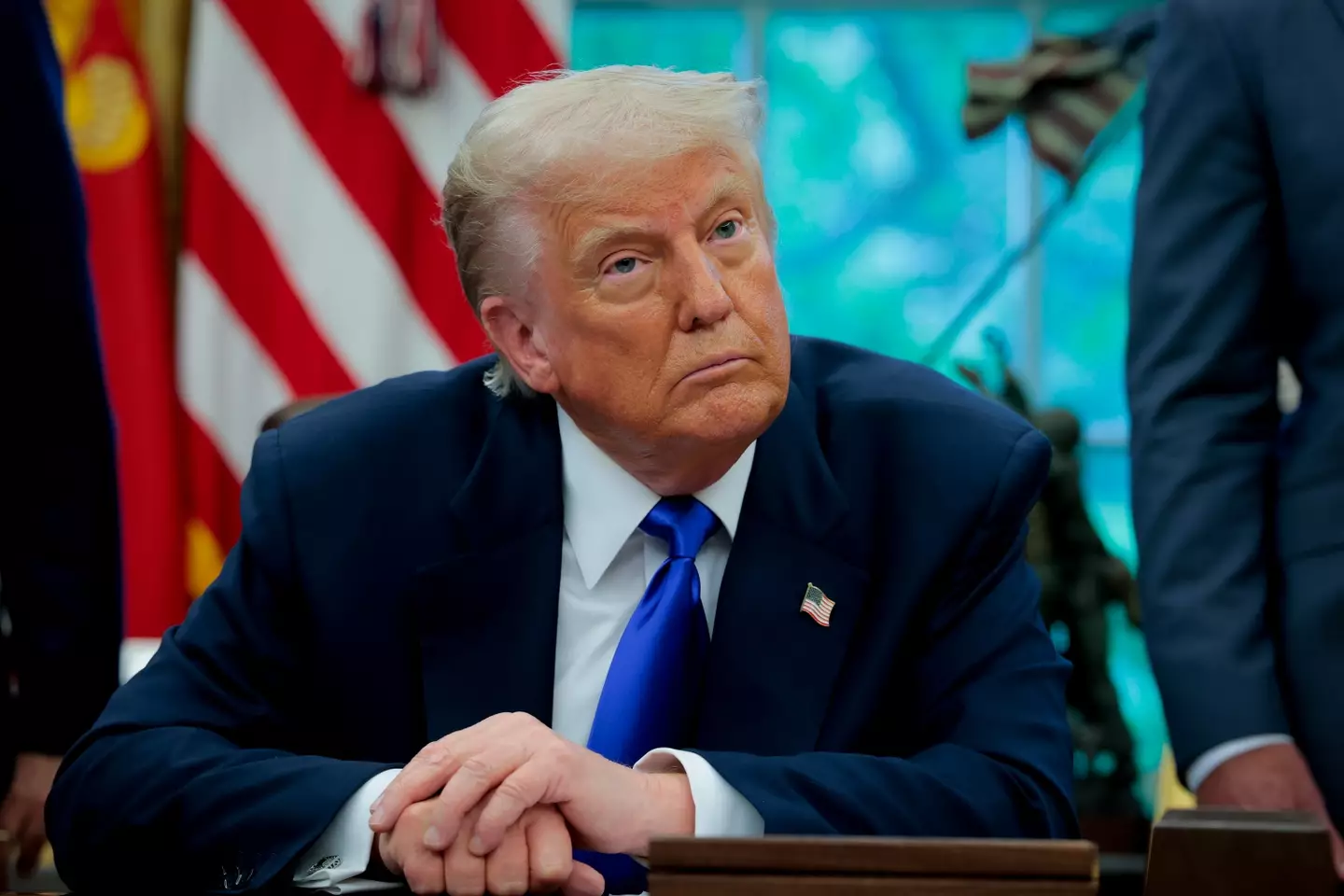 Trump suggested he influenced the pope's selection during a rant on Truth Social(Anna Moneymaker/Getty Images)