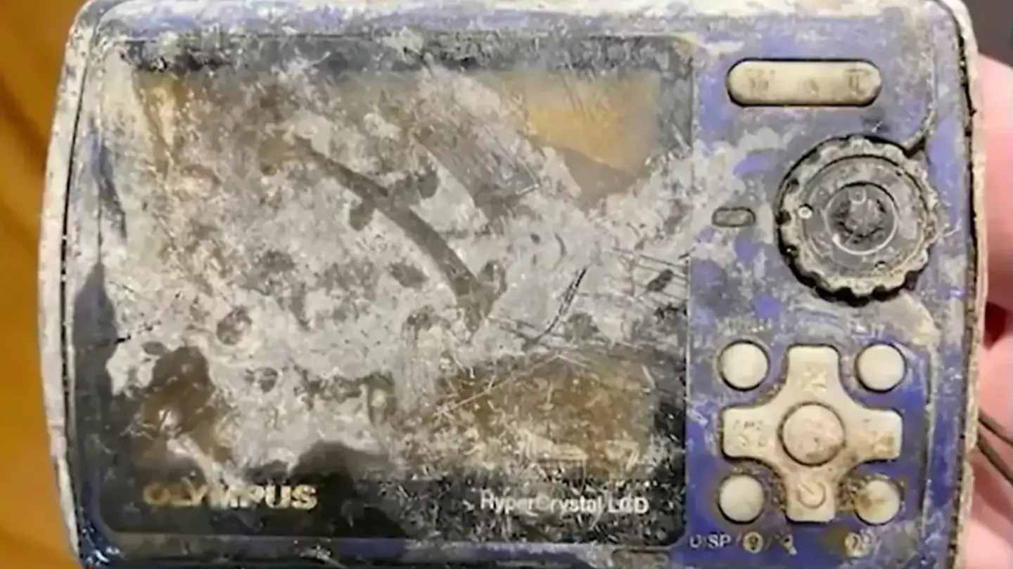 Woman brought to tears after her digital camera is found washed up 13 years after losing it