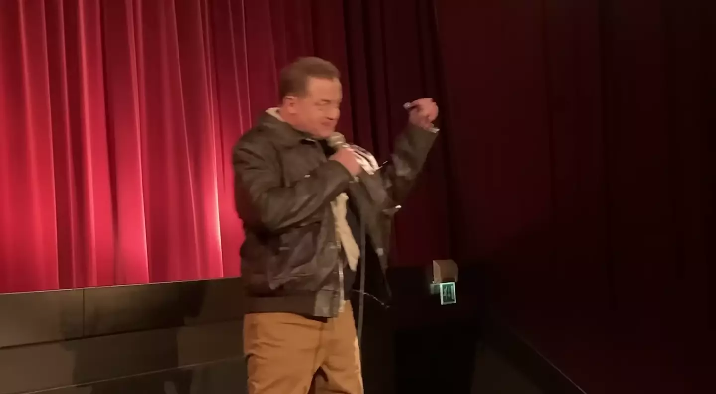 The crowd were loving it too.